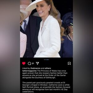 Self-Portrait - Tailored Cream Bouclé Mini Dress